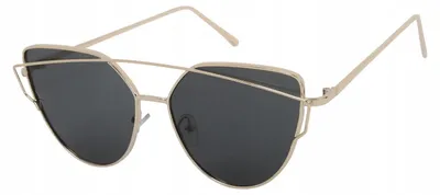 Produktbild von Haker H556A Damen Katzenauge Sonnenbrille Gold