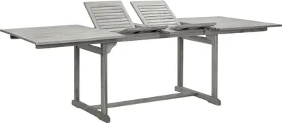 Produktbild von Garten-Esstisch (160-240)x100x75 cm Massivholz Akazie