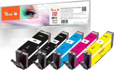 Image de Peach Patrone Canon Nr.580/581 MultiPack REM,KOM
