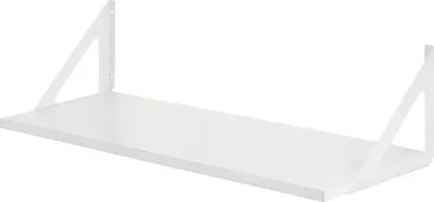 Produktbild von Dolle Wandregal Triangolo 80 x 25 cm weiß/weiß