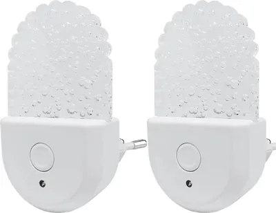 Produktbild von 2Stück Nachtlicht Steckdose mit Dämmerungssensor Farbwechsel RGB LED Leuchte Berührungssensitives Ideales Steckdose Nachtlampe für Flur Treppen Gang