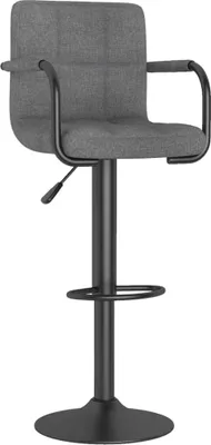 Produktbild von vidaXL Barhocker Hellgrau Stoff