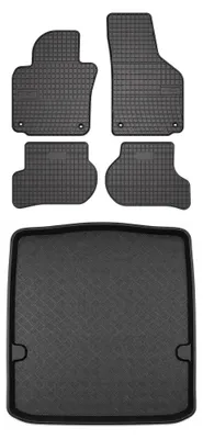 Immagine prodotto di Tappetini gomma SolidPRO + bagagliaio per Skoda Octavia II 2004-2013 5 pezzi