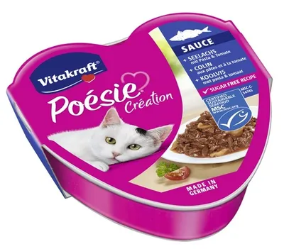 Obrázek produktu pro Vitakraft Poesie omáčka treska s těstovinami v rajčatové omáčce 85g