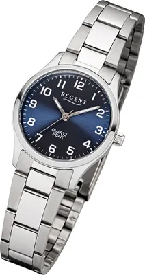 Produktbild von Regent Armbanduhr silber F-1325 Damen Analog-Quarzuhr UR2253414