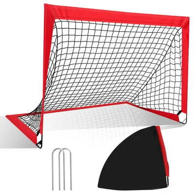 Produktbild von Jayseuw Fußballtor Fussballtore Fußball-Tore faltbar und wetterfest für Kinder und Erwachsene 120x90x90cm 1er-Set