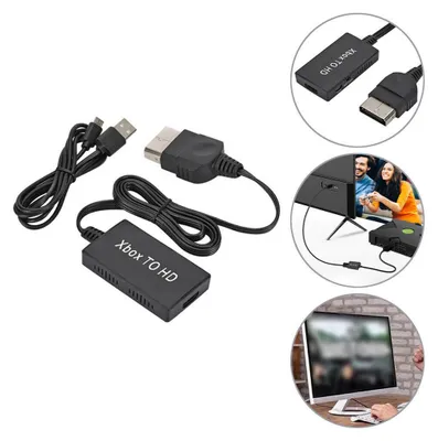 Produktbild von HDMI - Konverter für Original Xbox – 1080p und 720p Ausgabe in Schwarz