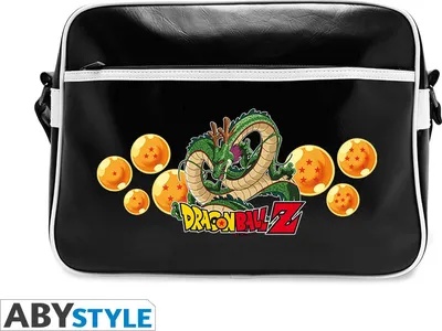 Zdjęcie produktu dla Torba na ramię Dragon Ball | Japoński plecak szkolny z motywem Shenlong | Czarny