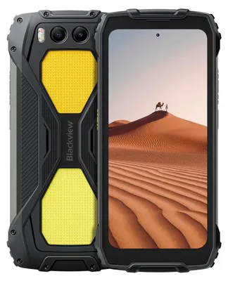 Produktbild von Blackview BV7300 Rugged Outdoor Smartphone (Schwarz) – 18 GB RAM (6 + 12) + 256 GB Speicher, 15000 mAh Akku, Dual 800 LM Campinglicht, 6,67″ 90 Hz Display, Android 14, IP68/IP69K, 50 MP + 20 MP Nachtsichtkamera, NFC, 45 W Schnellladung