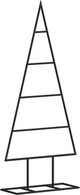 Obrázok produktu pre vidaXL Kovová dekorácia na vianočný stromček čierna 60 cm