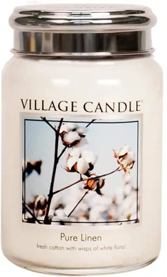 Produktbild von Village Candle Pure Linen 602 g - 2 Docht