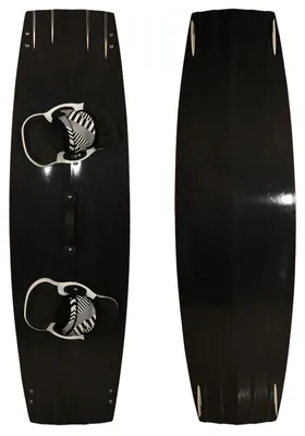 Produktbild von F2 Set Kiteboard Black Carbon 142cm + Bindung L/XL + GFK Finnen