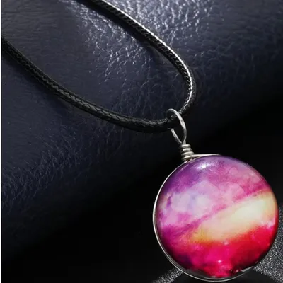 Produktbild von Halskette Universe Typ15 - Mystischer Glaskugel-Anhänger KP34093
