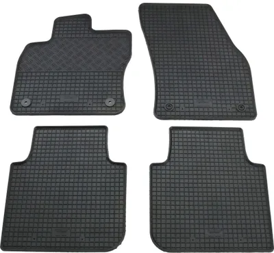 Produktbild von Rigum Gummi Fußmatten Set für Skoda Kodiaq + VW Tiguan Allspace + Seat Tarraco