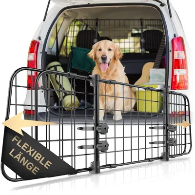 Produktbild von Hundegitter Auto, Kofferraum Trenngitter, stufenlos verstellbar, universal, für Sicherheit