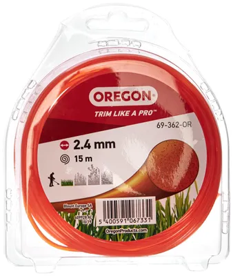 Zdjęcie produktu dla Żyłka do podkaszarki OREGON 69-362-OR 2,4 mm, 15 m, pomarańczowa
