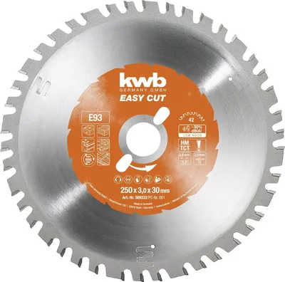 Produktbild von kwb ‎589333, Aluminium, Spanholzplatte, Hartholz, Nicht-eisenhaltiges Metall, Kunststoff, Blech, 25 cm, 840 g, 1 Stück(e)