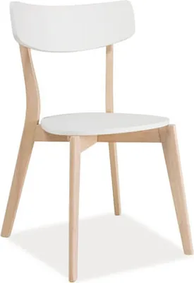 Produktbild von Esszimmerstuhl Küchenstuhl Set Tibi weiß Eiche 6er Set