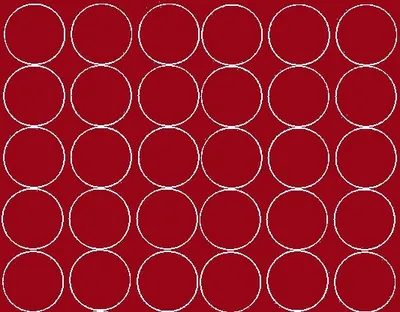 Immagine prodotto di Adesivi circolari, diametro 7 cm, puntini, 30 pezzi, rosso scuro, opachi