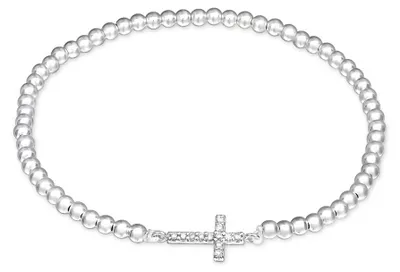 Produktbild von Kreuz Armband mit Perlen