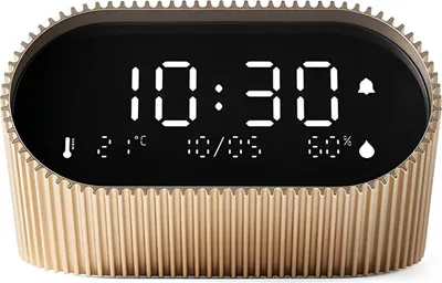 Lexon LR155VG3 Digitalwecker Ray Clock Goldfarben 1