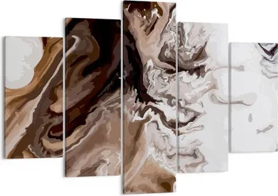 Produktbild von Bild auf Leinwand - Leinwandbild - Abstraktion modern - 150x100cm - Wand Bild - Wanddeko - Leinwanddruck - Bilder - Kunstdruck - Wanddekoration - Leinwand bilder - Wandkunst - EA150x100-4073