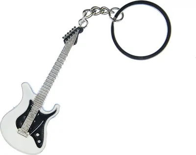Produktbild von E-Gitarre Schlüsselanhänger Miniblings Anhänger Schlüsselring Gitarre Musik Gitarrist