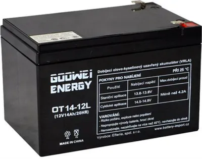 Produktbild von GOOWEI ENERGY OTL14-12, Batterie 12V, 14Ah, DEEP CYCLE