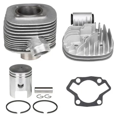 Zdjęcie produktu dla Zestaw cylindrów + głowica 63 cm³ 45 mm do Simson KR51/1, Schwalbe SR4, Spatz, Star, Habicht, Duo