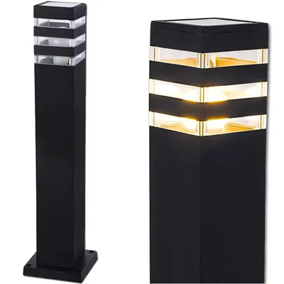 Obrázek produktu pro Zahradní sloupkové svítidlo 59 cm, patice E27, IP54, černé venkovní osvětlení