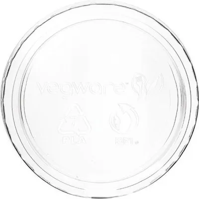 Produktbild von Deckel für PLA-Schüssel 60-120 ml, Durchmesser 70 mm, 100 Stück.
