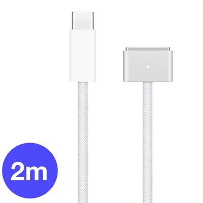 Produktbild von iMounts MacBook MagSafe 3 Ladekabel 2m – USB-C - 140W kabel  – Nylon – LED - MacBook, ladekabel
