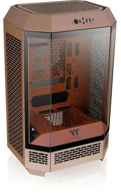 Image de Boîtier PC Mini Tour Thermaltake The Tower 300, Micro-ATX, 2x140mm, Verre Trempé, Gravel Sand