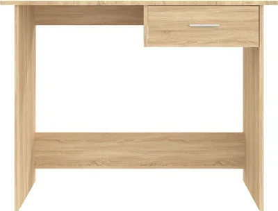 Zdjęcie produktu dla Biurko vidaXL 100 x 76 x 50 cm płyta wiórowa z szufladą