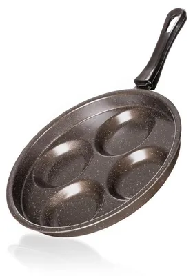 Produktbild von Banquet Granite 19101001 Omelettpfanne, 24 cm max. Durchmesser, Gusseisen/Gussaluminium, Antihaftbeschichtung