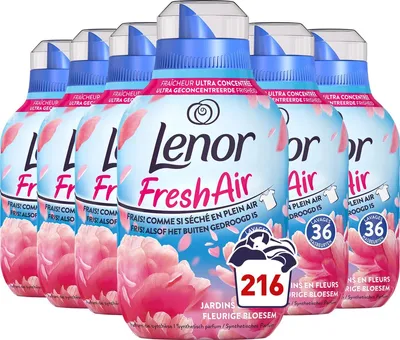 Immagine prodotto di Ammorbidente Lenor Fresh Air - Blossom - 6 x 36 lavaggi - Confezione risparmio