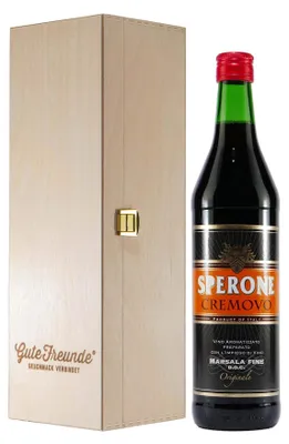 Produktbild von Sperone Cremovo Marsala Fine DOC mit Geschenk-HK