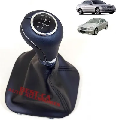 Produktbild von Torba na gałkę zmiany biegów + ramka 6 biegów Do Mercedes C-Class W203 W209 Facelift