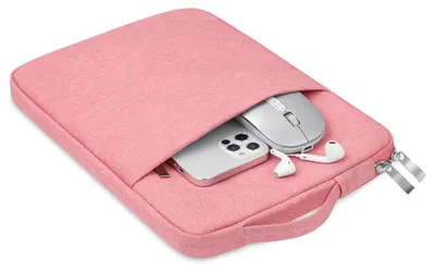 Zdjęcie produktu dla Etui na laptop – etui dla Surface Pro 9 – wodoodporne, odporne na wstrząsy, z zamkiem błyskawicznym – różowe