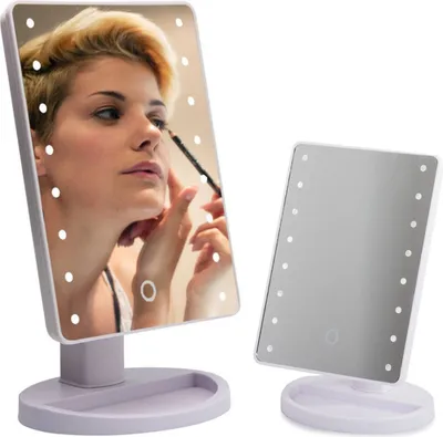 Obrázok produktu pre Verk Kozmetické zrkadlo 16 LED biele