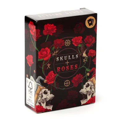 Obrázek produktu pro Hrací karty Lebky a růže Lebky a růže 52 karet + 2 žolíky
