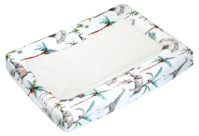 Image de Housse pour matelas à langer Safari - 70 x 50 cm - Multicolore | par SEVIRA KIDS