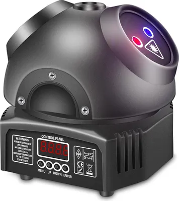Produktbild von RGB dj projektor licht, disco lampe, musikgesteuert, dmx effekt lampe, led party licht, ktv, bar, halloween, tanz
