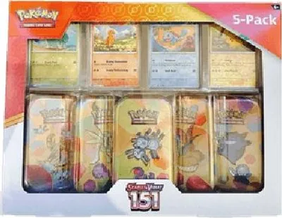 Obrázok produktu pre Pokemon Costco 5-Pack Mini Tin Bundle