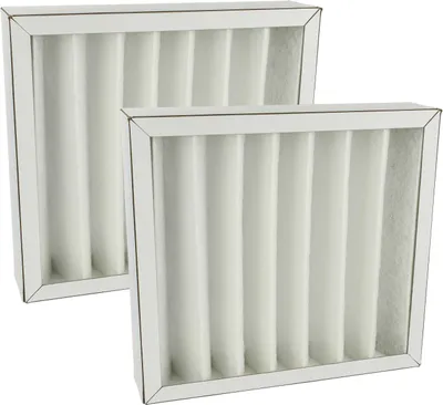 Produktbild von vhbw 2x Luftfilter G4 Ersatz für Pluggit ADFG4F7-160 für Lüfter, Badlüfter, Ventilator, Lüftungsgerät - Weiß