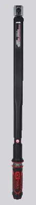 Produktbild von KS Tools 516.1682, Klick-Drehmomentschlüssel, Nm, Mechanisch, 80 - 420 Nm, 3%, Schwarz, Rot
