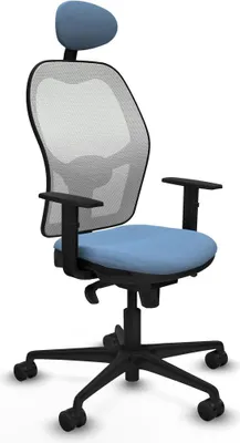 Produktbild von Bürostuhl mit Kopfstütze Jorquera Piqueras y Crespo 1D036N1 Himmelsblau