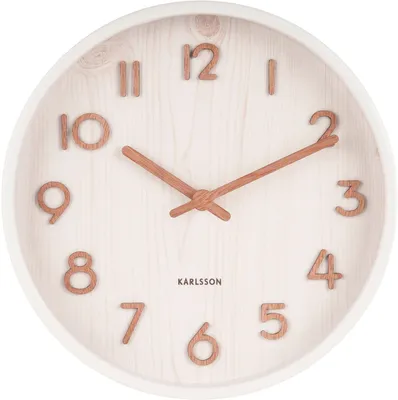 Image de Karlsson - Horloge murale Pure Small - Blanc