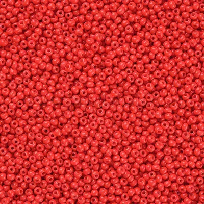 50g Rocailles Glasperlen ca. 2,3x1,5mm 1mm Bohrung Perlen Schmuck rot