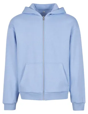 Produktbild von Build Your Brand - Kapuzenpullover für Herren, Durchgehender Reißverschluss, Flauschig TN2636 (XL) (Hellblau)